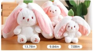 🐰easter early sale 49% off🍓strawberry bunny transformed into little rabbit🎀 fruit doll plush toy